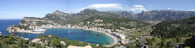port de soller panorama